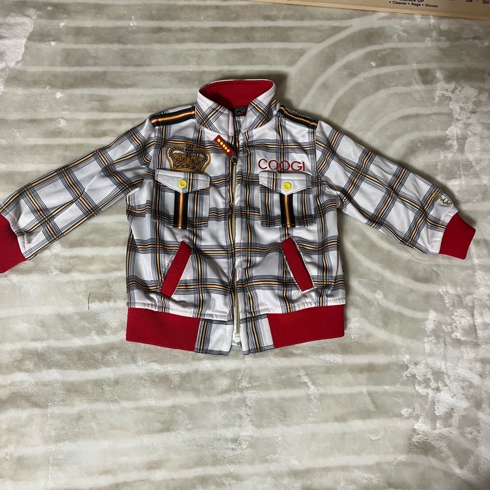 COPY - COOGI Jacket Baby Boy Size 6-9 Months Full Zip Front Pockets
